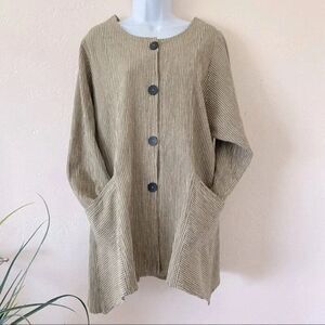 Mill Valley Longline Lagenlook Painter's Shirt L